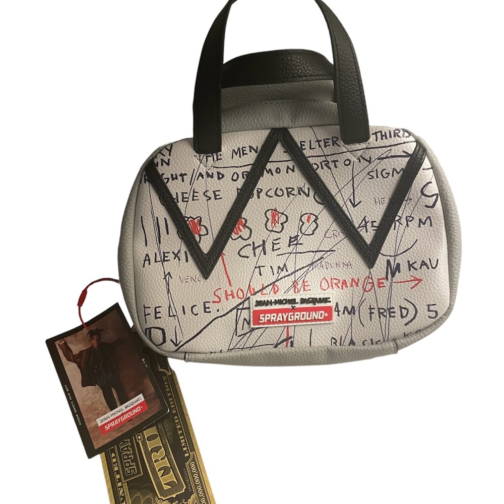 Spray ground jean-Michael Basquite pencil or makeup bag new